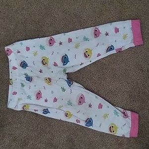 Size 18months baby shark pajama pants